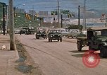 Image convoi de camions de la Garde nationale Rapid City South Dakota USA, 1972, de la seconde 10 séquences d'archives historiques vidéo 65675052523