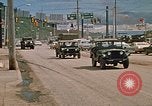 Image convoi de camions de la Garde nationale Rapid City South Dakota USA, 1972, de la seconde 12 séquences d'archives historiques vidéo 65675052523