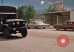 Image convoi de camions de la Garde nationale Rapid City South Dakota USA, 1972, de la seconde 18 séquences d'archives historiques vidéo 65675052523