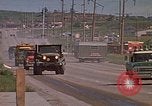 Image of dump trucks Rapid City South Dakota USA, 1972, second 38 stock footage video 65675052542
