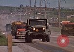 Image of dump trucks Rapid City South Dakota USA, 1972, second 42 stock footage video 65675052542