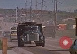 Image of dump trucks Rapid City South Dakota USA, 1972, second 54 stock footage video 65675052542