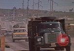 Image of dump trucks Rapid City South Dakota USA, 1972, second 56 stock footage video 65675052542