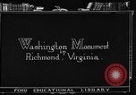 Image George Washington Monument Richmond Virginia USA, 1918, de la seconde 1 séquences d'archives historiques vidéo 65675052555