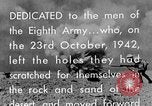 Standbild britischen General Auchinleck El Alamein Ägypten, 1942, aus Sekunde 61 historischem Filmmaterial Videoclip 65675052591