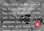 Standbild britischen General Auchinleck El Alamein Ägypten, 1942, aus Sekunde 62 historischem Filmmaterial Videoclip 65675052591
