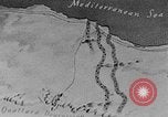 Standbild Karte von Afrika El Alamein Ägypten, 1942, aus Sekunde 3 historischem Filmmaterial Videoclip 65675052596