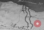 Standbild Karte von Afrika El Alamein Ägypten, 1942, aus Sekunde 9 historischem Filmmaterial Videoclip 65675052596