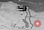 Standbild Karte von Afrika El Alamein Ägypten, 1942, aus Sekunde 16 historischem Filmmaterial Videoclip 65675052596