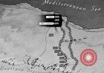 Standbild Karte von Afrika El Alamein Ägypten, 1942, aus Sekunde 18 historischem Filmmaterial Videoclip 65675052596