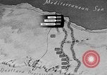 Standbild Karte von Afrika El Alamein Ägypten, 1942, aus Sekunde 20 historischem Filmmaterial Videoclip 65675052596