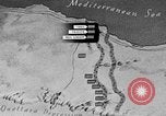 Standbild Karte von Afrika El Alamein Ägypten, 1942, aus Sekunde 21 historischem Filmmaterial Videoclip 65675052596