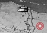 Standbild Karte von Afrika El Alamein Ägypten, 1942, aus Sekunde 22 historischem Filmmaterial Videoclip 65675052596