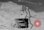 Standbild Karte von Afrika El Alamein Ägypten, 1942, aus Sekunde 27 historischem Filmmaterial Videoclip 65675052596