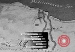 Standbild Karte von Afrika El Alamein Ägypten, 1942, aus Sekunde 30 historischem Filmmaterial Videoclip 65675052596