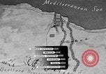 Standbild Karte von Afrika El Alamein Ägypten, 1942, aus Sekunde 31 historischem Filmmaterial Videoclip 65675052596