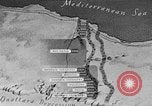 Standbild Karte von Afrika El Alamein Ägypten, 1942, aus Sekunde 32 historischem Filmmaterial Videoclip 65675052596