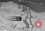 Standbild Karte von Afrika El Alamein Ägypten, 1942, aus Sekunde 44 historischem Filmmaterial Videoclip 65675052596