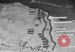 Standbild Karte von Afrika El Alamein Ägypten, 1942, aus Sekunde 52 historischem Filmmaterial Videoclip 65675052596