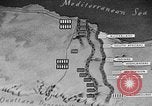 Standbild Karte von Afrika El Alamein Ägypten, 1942, aus Sekunde 53 historischem Filmmaterial Videoclip 65675052596