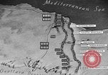Standbild Karte von Afrika El Alamein Ägypten, 1942, aus Sekunde 59 historischem Filmmaterial Videoclip 65675052596