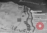Standbild Karte von Afrika El Alamein Ägypten, 1942, aus Sekunde 61 historischem Filmmaterial Videoclip 65675052596