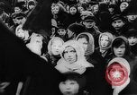Image of massed crowd parading Moscow Russia Soviet Union, 1924, second 8 stock footage video 65675052607