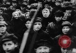 Image of massed crowd parading Moscow Russia Soviet Union, 1924, second 10 stock footage video 65675052607
