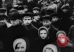 Image of massed crowd parading Moscow Russia Soviet Union, 1924, second 17 stock footage video 65675052607