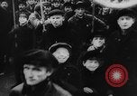 Image of massed crowd parading Moscow Russia Soviet Union, 1924, second 20 stock footage video 65675052607