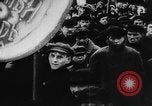 Image of massed crowd parading Moscow Russia Soviet Union, 1924, second 23 stock footage video 65675052607