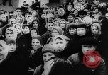 Image of massed crowd parading Moscow Russia Soviet Union, 1924, second 31 stock footage video 65675052607