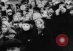 Image of massed crowd parading Moscow Russia Soviet Union, 1924, second 32 stock footage video 65675052607