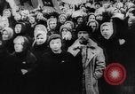 Image of massed crowd parading Moscow Russia Soviet Union, 1924, second 34 stock footage video 65675052607