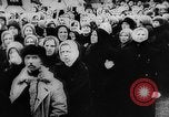 Image of massed crowd parading Moscow Russia Soviet Union, 1924, second 35 stock footage video 65675052607