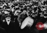 Image of massed crowd parading Moscow Russia Soviet Union, 1924, second 43 stock footage video 65675052607