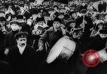 Image of massed crowd parading Moscow Russia Soviet Union, 1924, second 44 stock footage video 65675052607