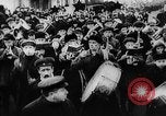 Image of massed crowd parading Moscow Russia Soviet Union, 1924, second 46 stock footage video 65675052607