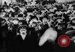 Image of massed crowd parading Moscow Russia Soviet Union, 1924, second 47 stock footage video 65675052607