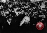 Image of massed crowd parading Moscow Russia Soviet Union, 1924, second 52 stock footage video 65675052607