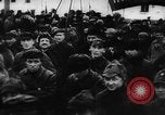 Image of massed crowd parading Moscow Russia Soviet Union, 1924, second 57 stock footage video 65675052607