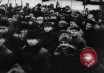 Image of massed crowd parading Moscow Russia Soviet Union, 1924, second 58 stock footage video 65675052607