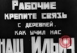 Image of Local  Leader meets with Russian villagers Russia, 1921, second 23 stock footage video 65675052608