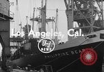 Image of Philippine Bear Ship Los Angeles California USA, 1954, second 3 stock footage video 65675052611