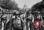 Image of American Legionnaires parade Washington DC USA, 1954, second 25 stock footage video 65675052612