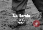 Standbild Männer außerhalb der Häuser Sierra Madre California USA, 1954, aus Sekunde 3 historischem Filmmaterial Videoclip 65675052625