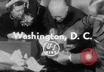 Standbild Präsident Eisenhower Washington DC White House USA, 1954, aus Sekunde 4 historischem Filmmaterial Videoclip 65675052626