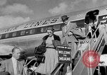 Standbild Film star Jimmy Stewart Miami Florida USA, 1954, aus Sekunde 12 historischem Filmmaterial Videoclip 65675052628