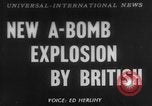 Standbild Dritte atomare Explosion von Großbritannien Australien, 1954, aus Sekunde 1 historischem Filmmaterial Videoclip 65675052629