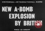 Standbild Dritte atomare Explosion von Großbritannien Australien, 1954, aus Sekunde 3 historischem Filmmaterial Videoclip 65675052629